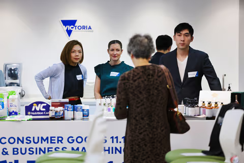 Victoria consumer goods display