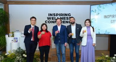 Conference team moment at the Swisse Bangkok event